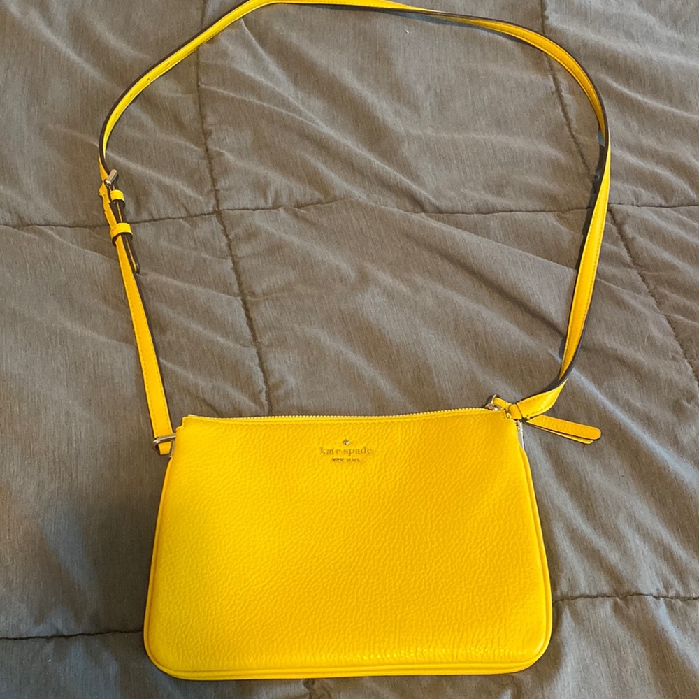 Kate Spade mustard yellow purse